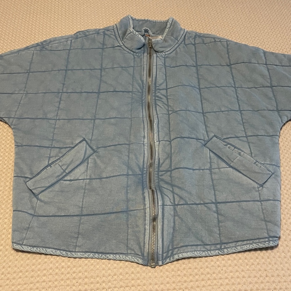 NWT Free People Dolman Quilted knit jacket - Picture 4 of 11
